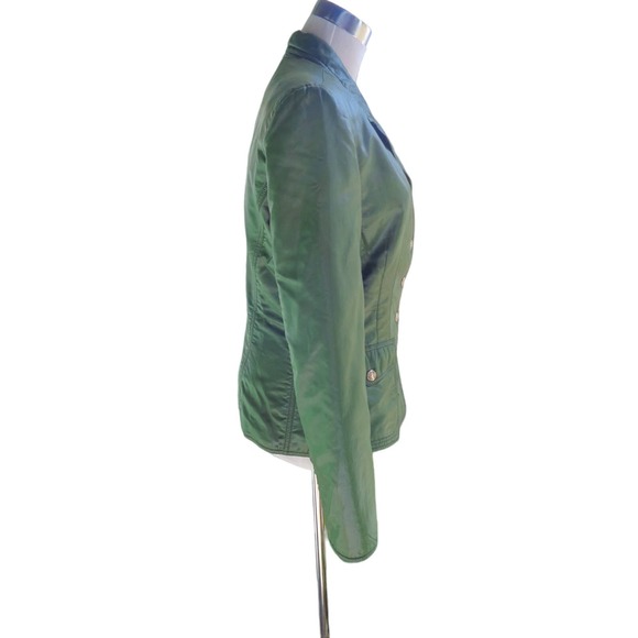 Moschino Green Quilted Short Jacket US 14 - Picture 3 of 7